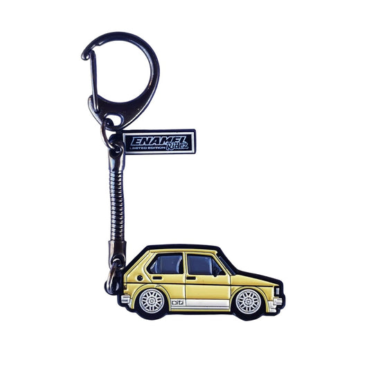 ERSA - Key Chain - Vw Golf Mk1 Citi (Yellow)
